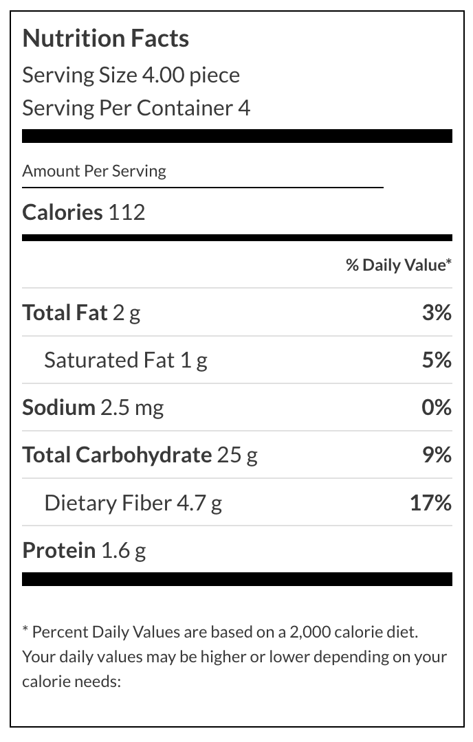 Nutrition Label